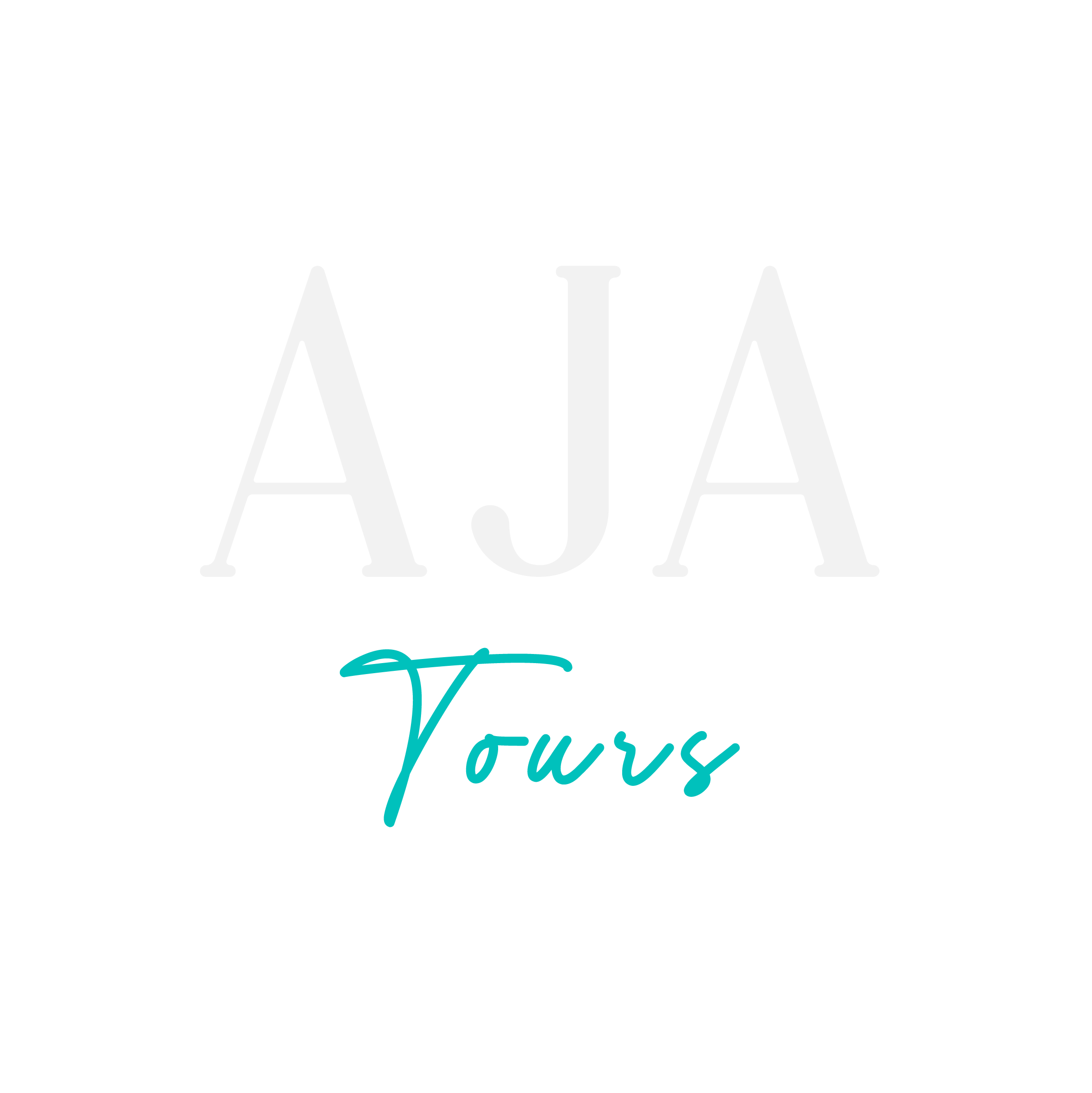 Aja Tours Logo White